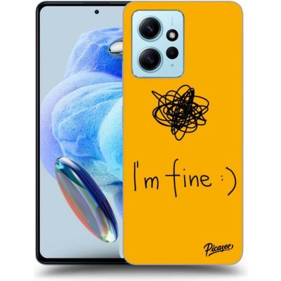 Pouzdro Picasee silikonové Xiaomi Redmi Note 12 4G - I am fine čiré