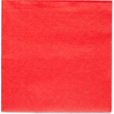 papírové ubrousky červené 33x33 cm – Heureka.cz