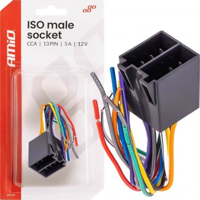 konektor ISO osazený kolíky a vodiči | Zboží Auto