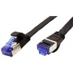 Value 21.99.0832 U/FTP patch, kat. 6a, plochý, 2m, černý – Zboží Živě