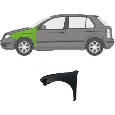 Levý přední blatník škoda Fabia 1 / 00-07 | Zboží Auto