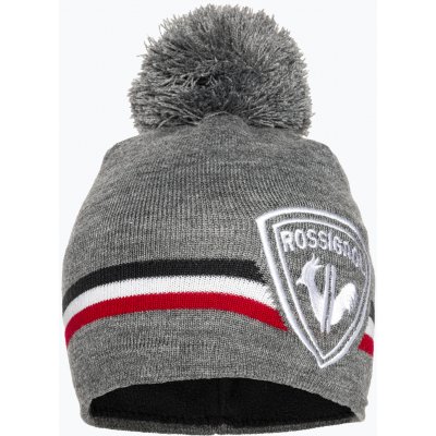 Pánská zimní čepice Rossignol Rooster Pompon heather grey – Hledejceny.cz