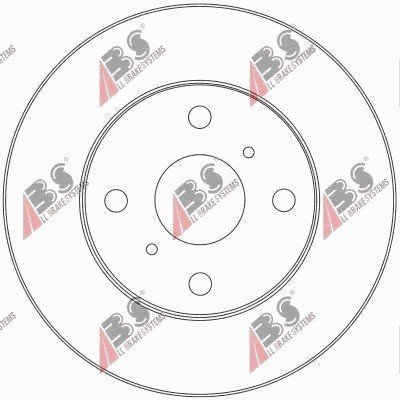 BRZDOVÝ DISK. TOYOTA YARIS 99-05 4351252020 A.B.S. – Zboží Mobilmania