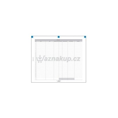 ADK náplň do diáře A6 kniha jízd formulář – Zboží Mobilmania