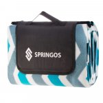 SPRINGOS Pikniková deka 220x180 cm tyrkysová OCEAN – Zboží Dáma