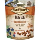 Pamlsek pro psa Carnilove Crunchy Snack Ostrich & Blackberries 200 g