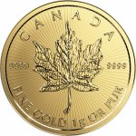 The Royal Canadian Mint Maple Leaf Zlatá mince 1 g – Sleviste.cz