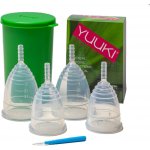 Yuuki MIX bezbarvé menstruační kalíšky soft + classic 4 ks – Sleviste.cz
