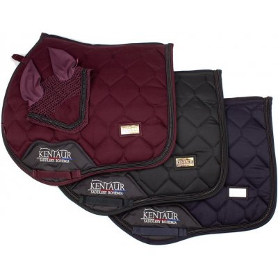 KenTaur Sada podsedlová dečka a čabraka Coolmax Mesh bordo – Zboží Dáma