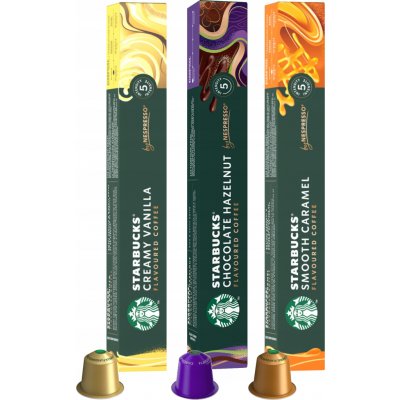 STARBUCKS Chocolate hazelnut Blonde roast kávové kapsle 10 ks – Zboží Dáma