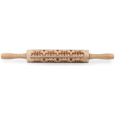 Dřevěný váleček se vzorem TORO 19cm sob – Zboží Mobilmania