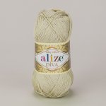 Pletací / háčkovací příze Alize DIVA 383 béžová, jednobarevná, 100g/350m – Hledejceny.cz