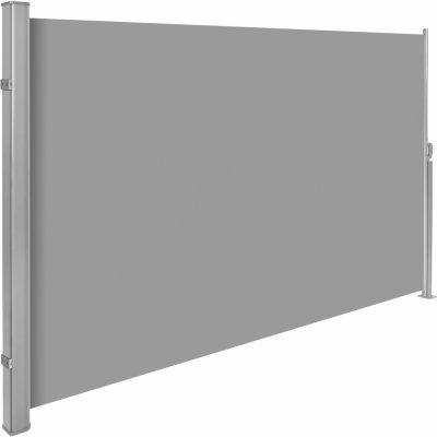 tectake 401530 boční markýza výsuvná s rolovacím mechanismem - 200 x 300 cm,šedá – Hledejceny.cz