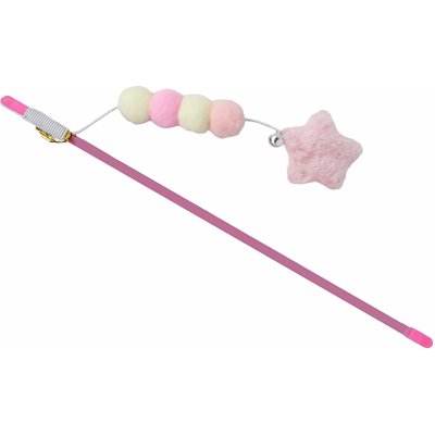 Bubu Pets rybářský prut s lanem a plyšovou hvězdou 31-47 cm – Zboží Dáma