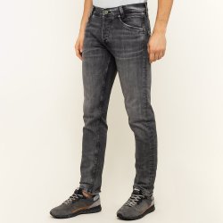 Pepe Jeans pánské tmavě šedé džíny Spike 0
