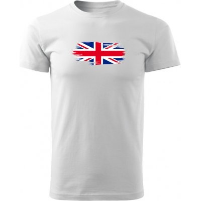 Trikíto Panské tričko Vlajka Velké Británie Černá