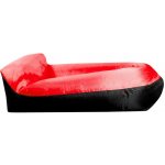 Aga nafukovací vak Lazy Bag 230x70 cm Černý/Červený – Hledejceny.cz