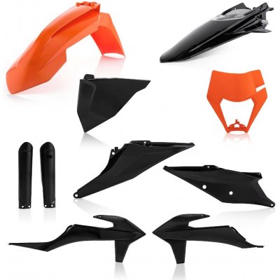 Acerbis plastový full kit KTM EXC/EXCF 20/22 oranž/černá oranžová/černá – Zbozi.Blesk.cz