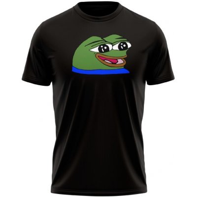 MemeMerch tričko Peepohappy Black
