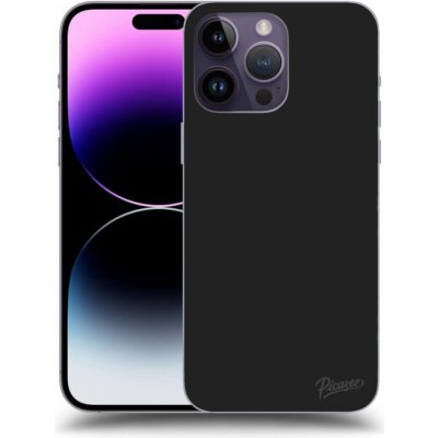 Pouzdro Picasee silikonové Apple iPhone 14 Pro Max - Clear černé – Hledejceny.cz