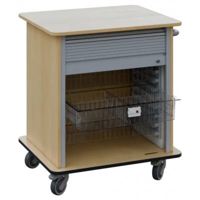 DEXTER 23 TRANSPARENT vozík boxový, roletový, nízký, 880x780x620 mm, javor horský – Hledejceny.cz