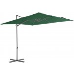 44625 vidaXL Konzolový slunečník s ocelovou tyčí 250 x 250 cm zelený – Hledejceny.cz