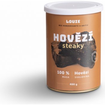 Louie Hovězí steaky 100 % maso 400 g