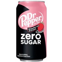 Dr Pepper Strawberries & Cream Zero Sugar 355 ml
