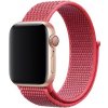 Řemínek k chytrým hodinkám Crested Ibiškový provlékací řemínek na suchý zip pro Apple Watch 38, 40 a 41 mm YACZ-Y784