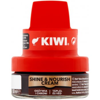 Kiwi krém na boty tmavě hnědý 50 ml