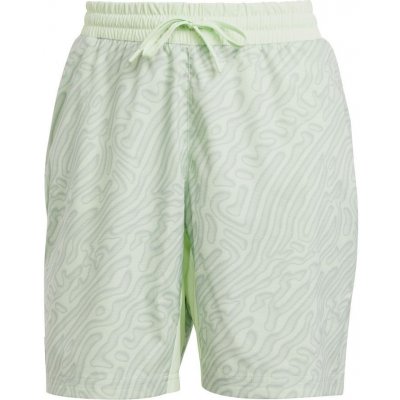 adidas Tennis Heat.Rdy Pro Printed Ergo 7' Short semi green spark/silver green