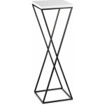 DekorStyle Stojan na květiny LOFT 40 cm černý – Zboží Dáma