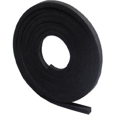 Trelleborg Profil mikroporézní čtvercový 5x5 mm, EPDM, -40°C až +100°C černý dvouproud – Zboží Dáma