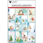 Anděl Samolepicí jmenovky na dárky - kreslené - 26 ks - 10706 – Zboží Dáma