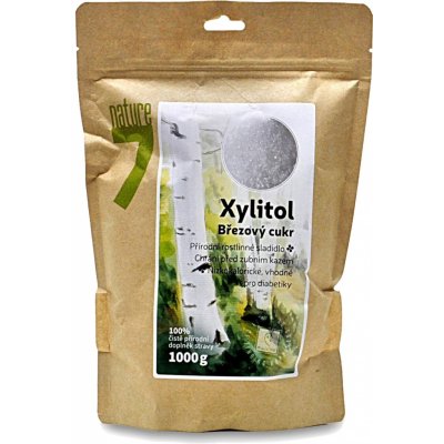 Nature7 xylitol cukr 1000 g jemná krupice 570006