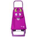 Rolser Monster Kid MF Joy 2 dětská nákupní taška na kolečkách růžová