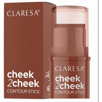 Claresa Cheek 2 Cheek Bronzer v tyčince 02 Milk Choco 6 g – Zboží Dáma