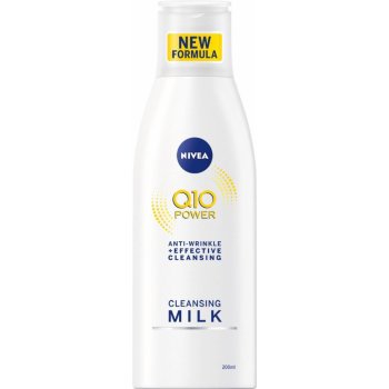 Nivea Visage Q10 čistící pleťové mléko proti vráskám 200 ml