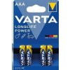 Baterie primární Varta Longlife POWER HIGH ENERGY AAA 4ks 409664