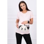 Dámské těhotenské tričko růžové 2992 – Zboží Dáma