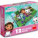 Dino licenční kostky Gábi 12 kostek – Hledejceny.cz