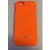 Pouzdro a kryt na mobilní telefon Apple Pouzdro Jelly Case Apple iPhone 6 / 6S fosforově oranžové