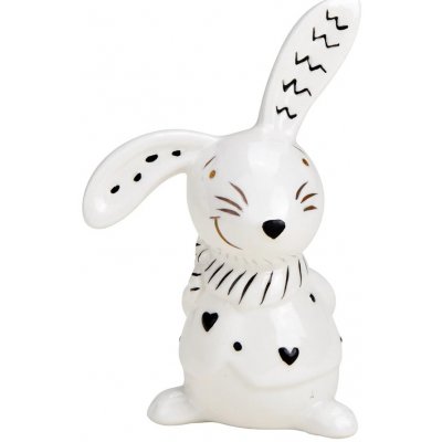 Textilomanie Keramický zajíček BUNNY BACK 10 cm bílý – Hledejceny.cz