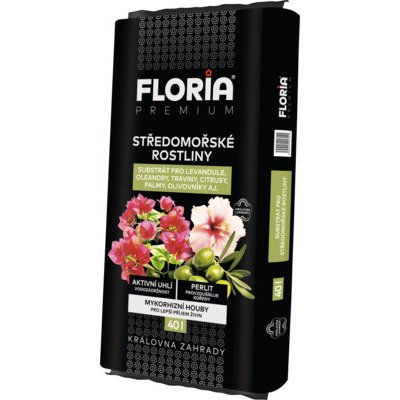 FLORIA Premium Substrát pro středomořské rostliny 40 l – Zboží Dáma