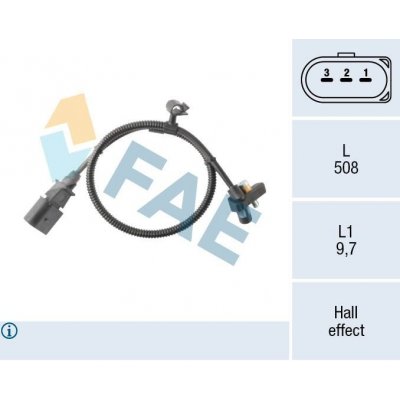 Generátor impulsů, klikový hřídel FAE 79495 – Hledejceny.cz
