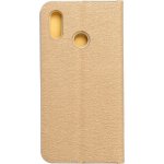 Pouzdro Forcell Luna Book Huawei P20 Lite, zlaté – Zboží Živě