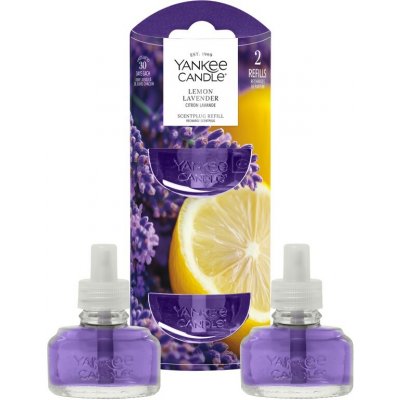Yankee Candle LEMON LAVENDER náhradní náplň pro vůni do elektrické zásuvky 2 ks 18,5 ml – Zboží Dáma