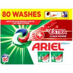 Ariel Plus kapsle Extra Clean krabice 80 PD