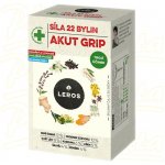 LEROS Bylinný čaj Síla 22 bylin AKUT GRIP 20 x 2,5 g – Hledejceny.cz
