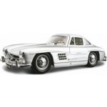 Bburago Mercedes Benz 300 SL 1954 stříbrná 1:24 – Zbozi.Blesk.cz